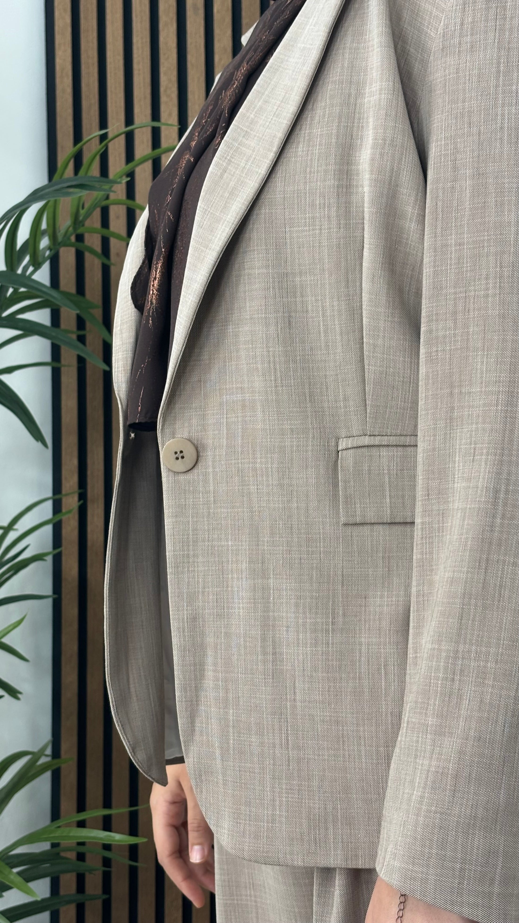 Classic Blazer Beige