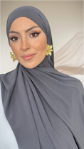 Load image into Gallery viewer, Premium Slim Hijab Antracite
