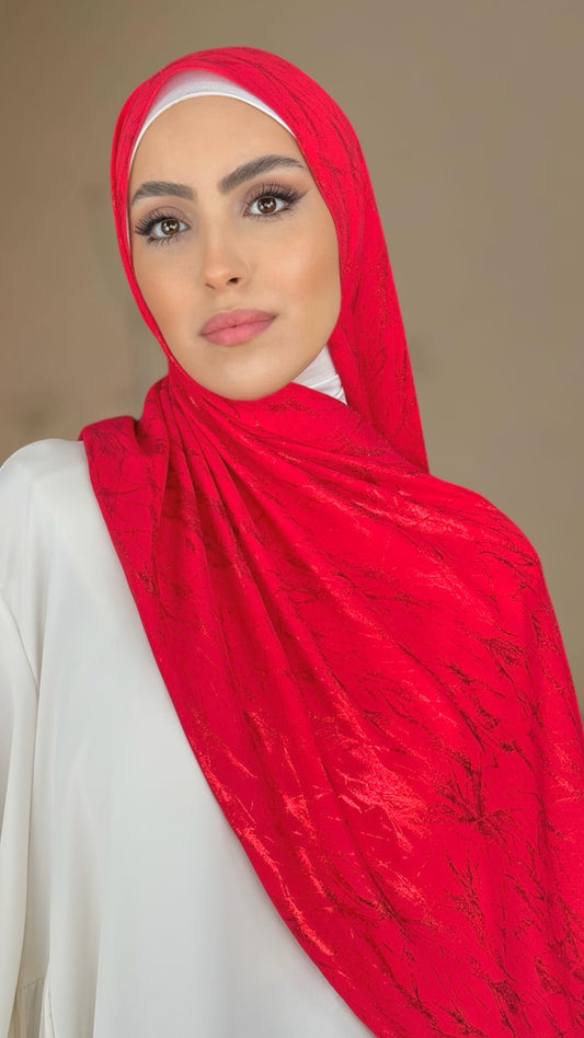 Splinter Hijab Rosso