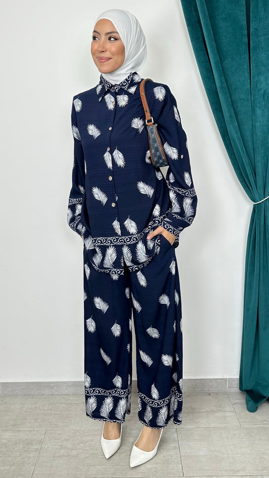 Coastal Palm Set Blu Notte