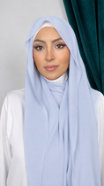 Bild in Galerie-Betrachter laden, Premium Slim Hijab Azzurro
