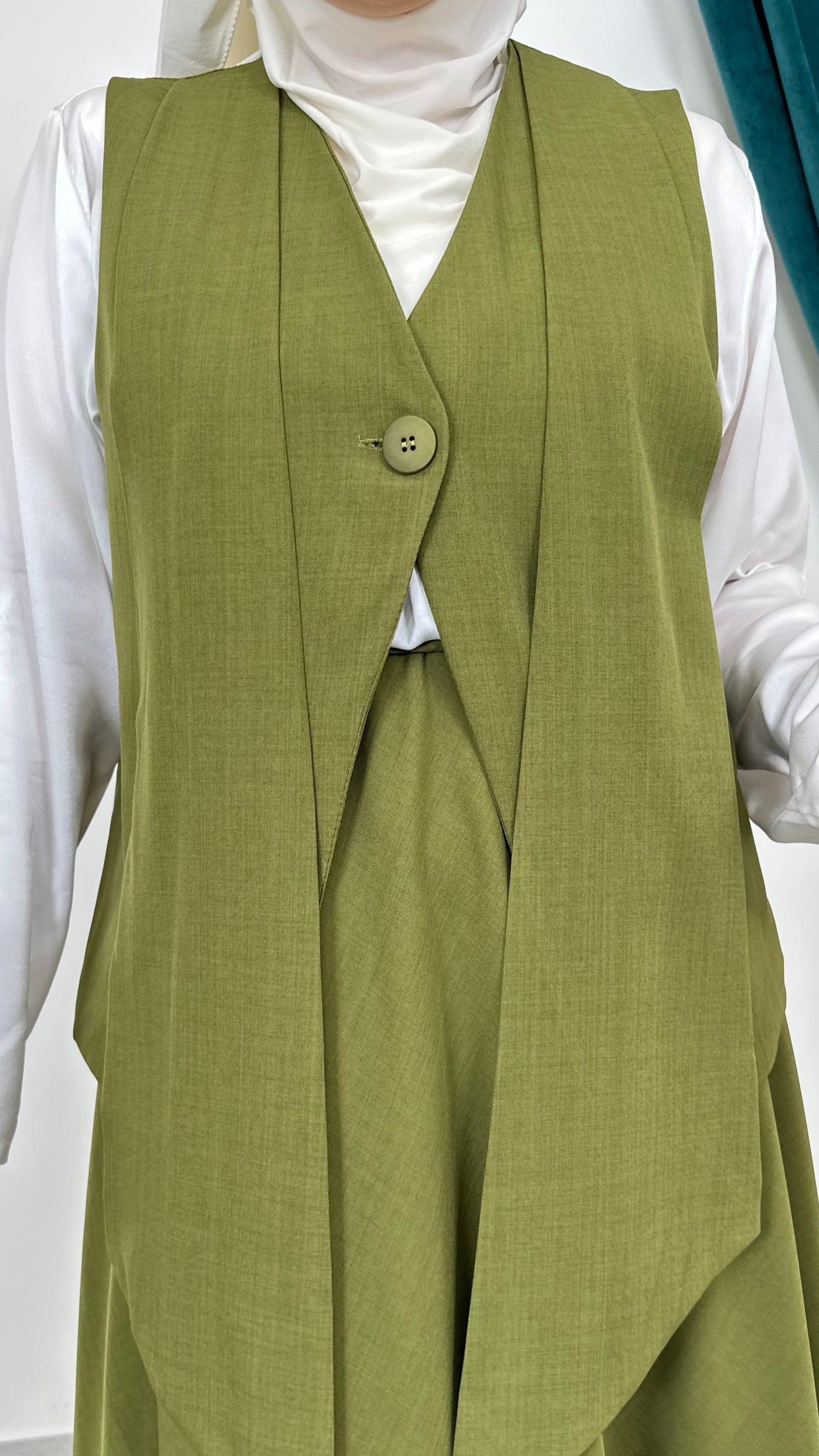 Coordinato Gilet Doppio petto con gonna