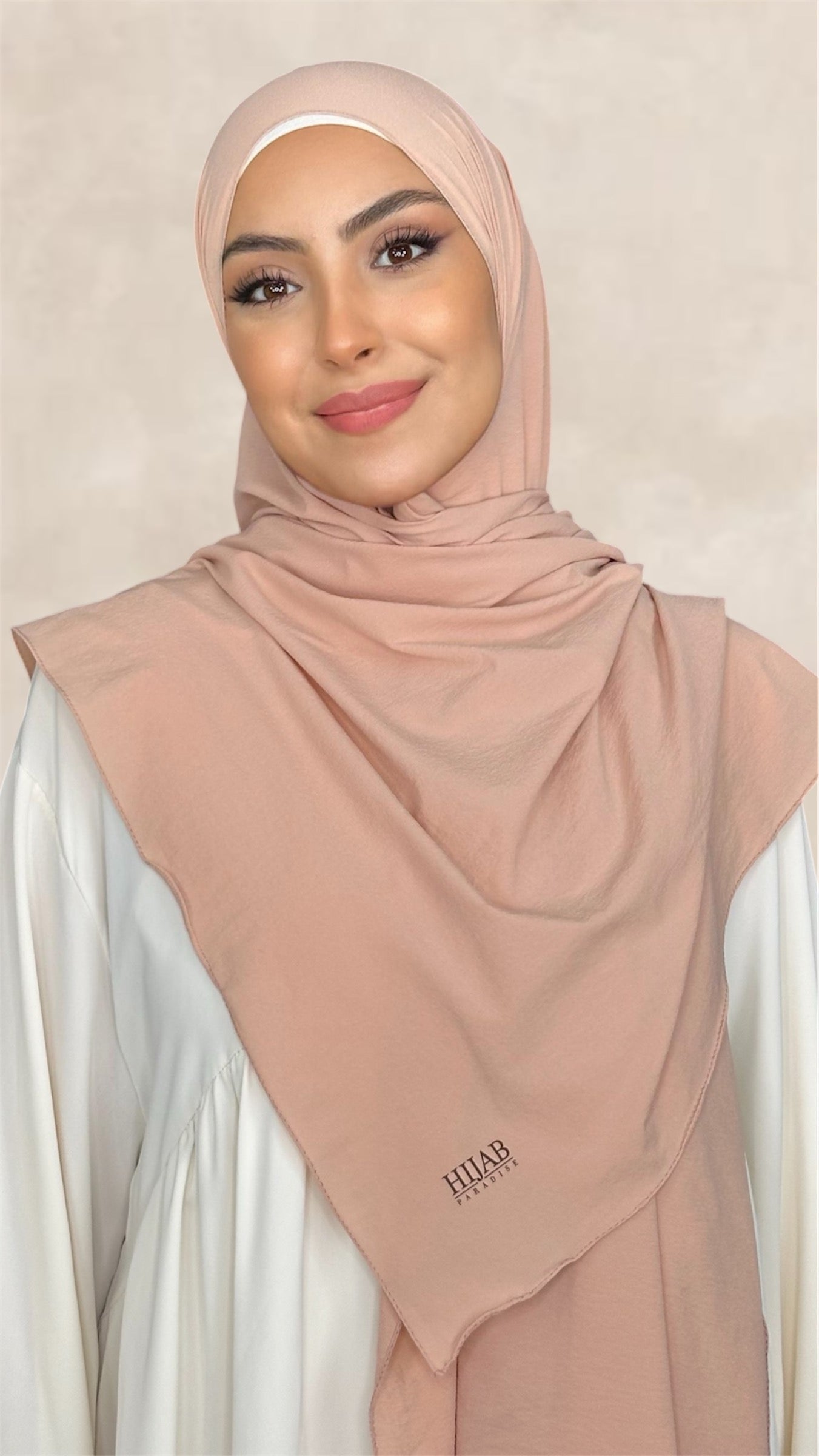 Slim Hijab Rosa Antico