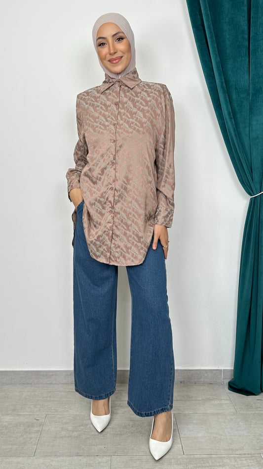 Camicia Satin Glow rame