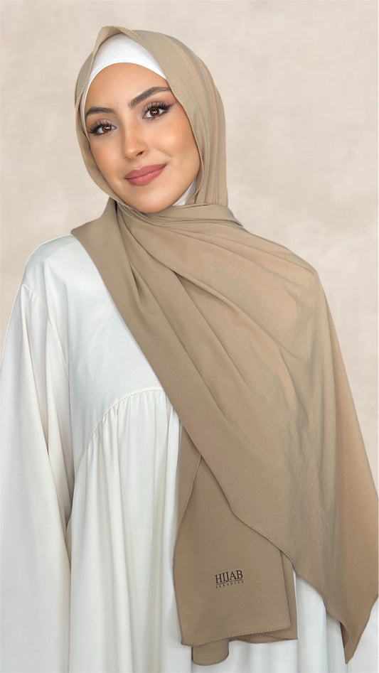 Slim Hijab Tortora