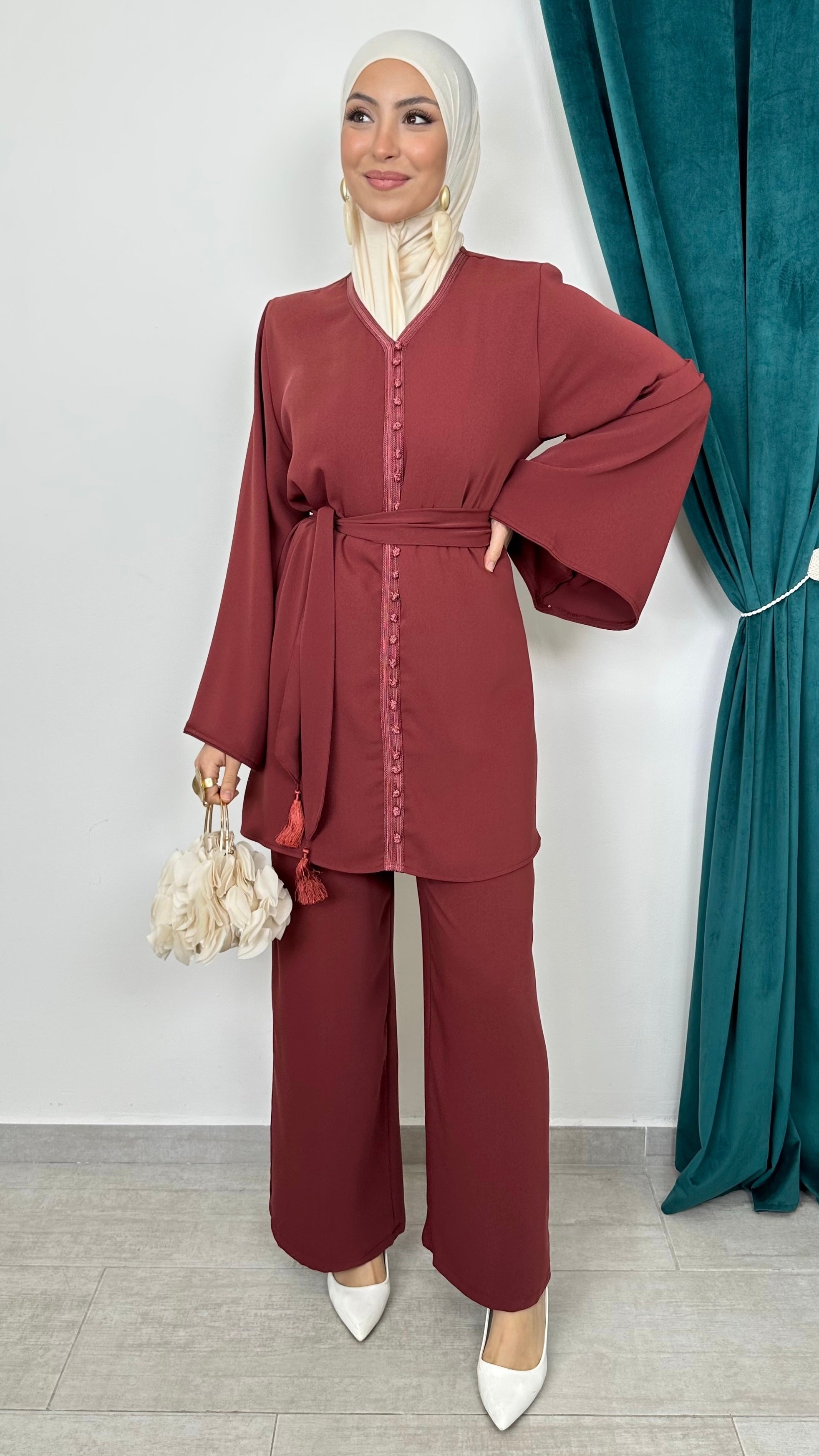 Coordinato – Elira Burgundi - Hijab Paradise 