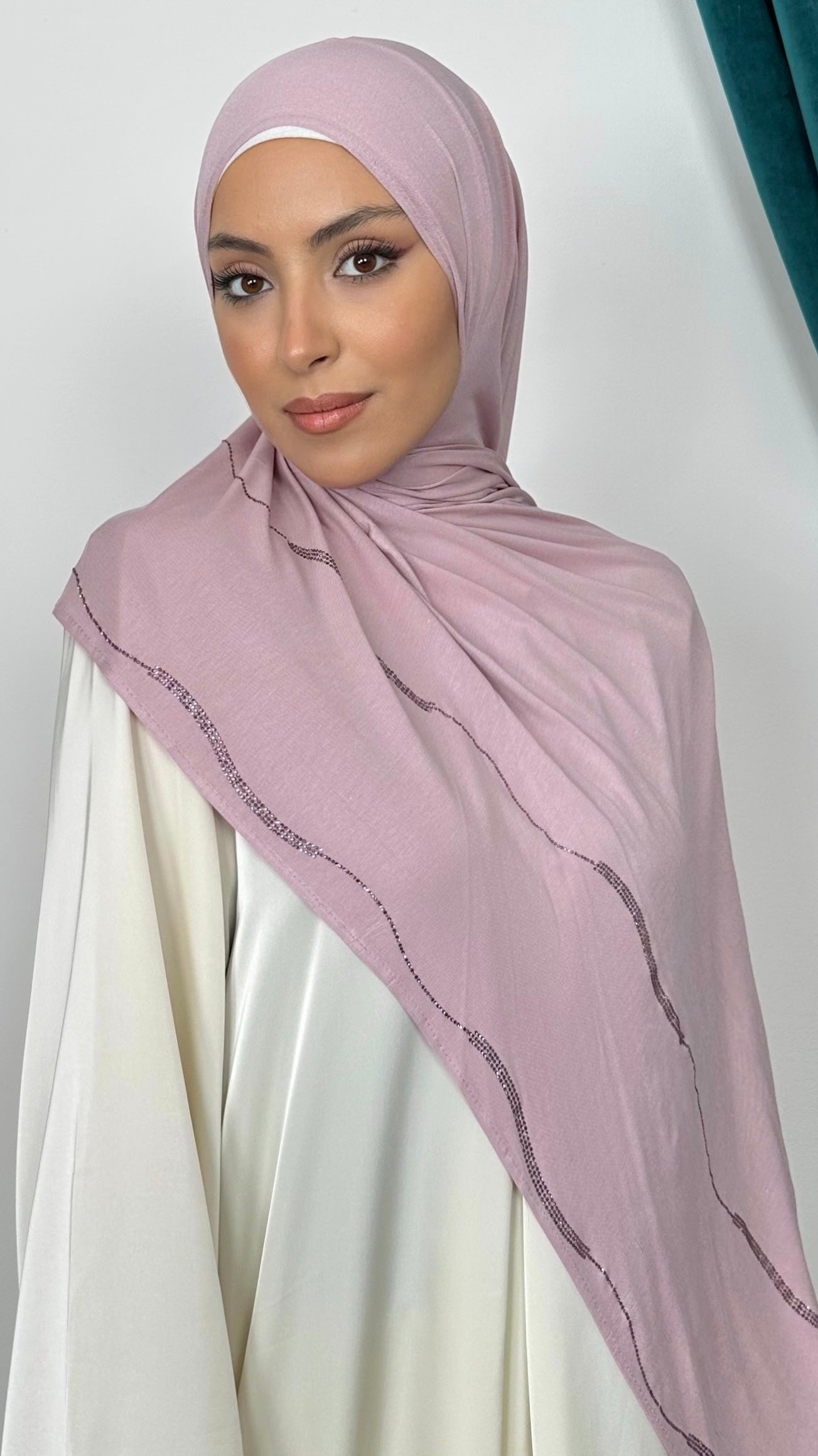Hijab Jersey Onde di Luce