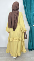 Carica l'immagine nel visualizzatore della galleria, Ruffle Flow Dress Soft Pistacchio - Hijab Paradise 
