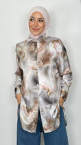 Carica l'immagine nel visualizzatore della galleria, Camicia Aurora Luxe grigio
