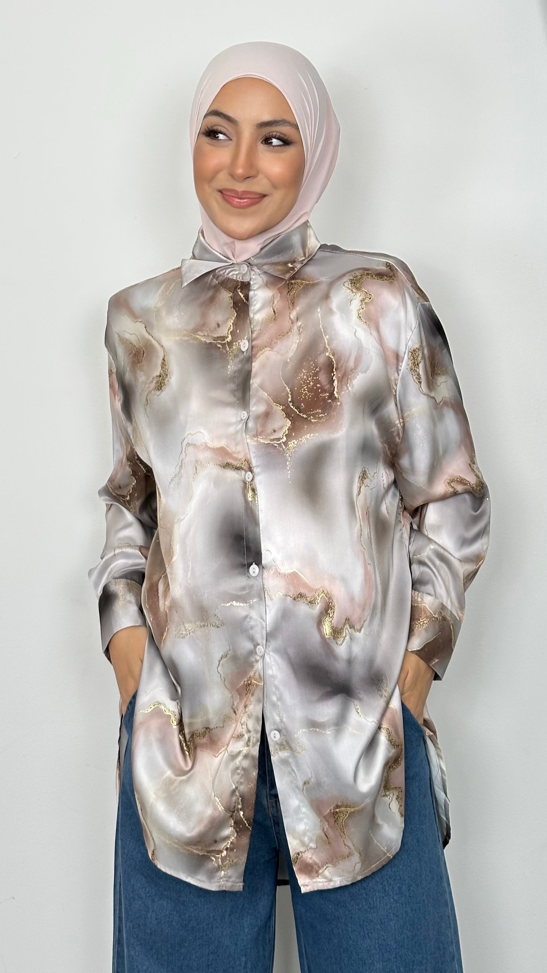 Camicia Aurora Luxe grigio