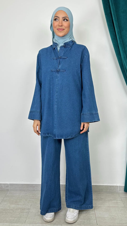Completo Alma Denim - Hijab Paradise 