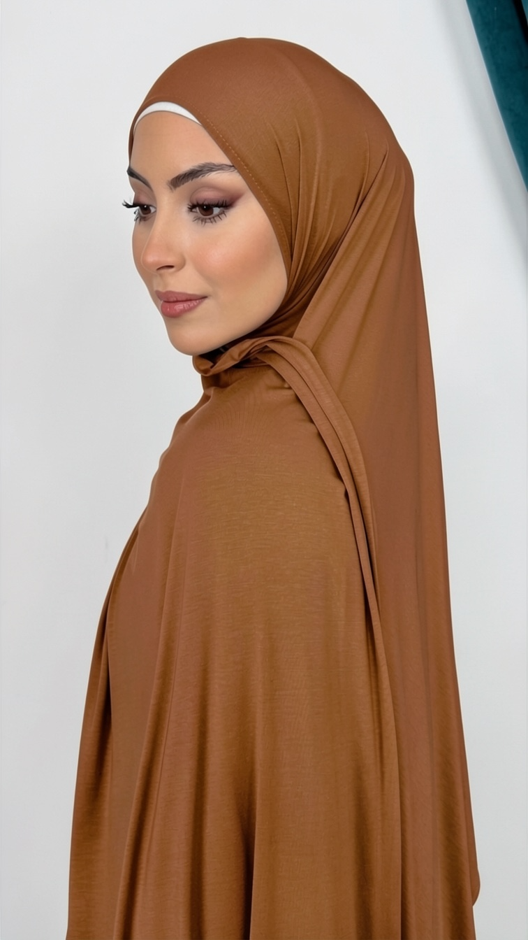 Soft Motion Jersey Cannella - Hijab Paradise 