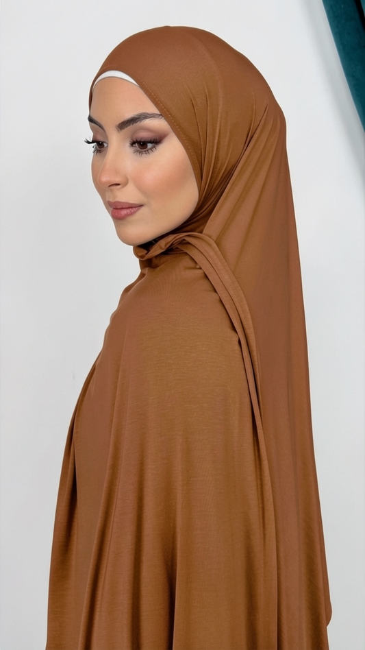 Soft Motion Jersey Cannella - Hijab Paradise 