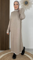 Carica l'immagine nel visualizzatore della galleria, Vestito maglione maniche sewing- Hijab Paradise - donna musulmana -vestito lungo - hijab - vestito elegante -  - stivali
