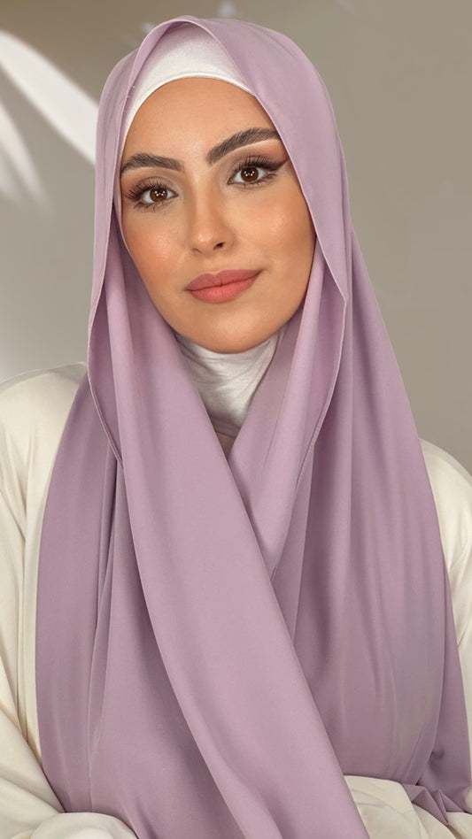 Hijab PREMIUM CHIFFON Violet Pastel
