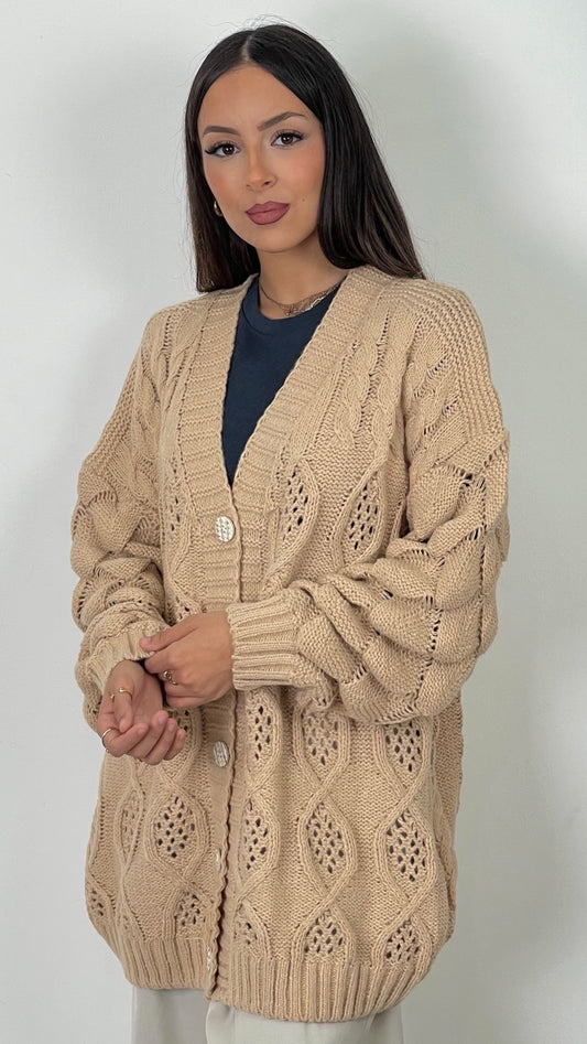 Cardigan “Elegant Weave”