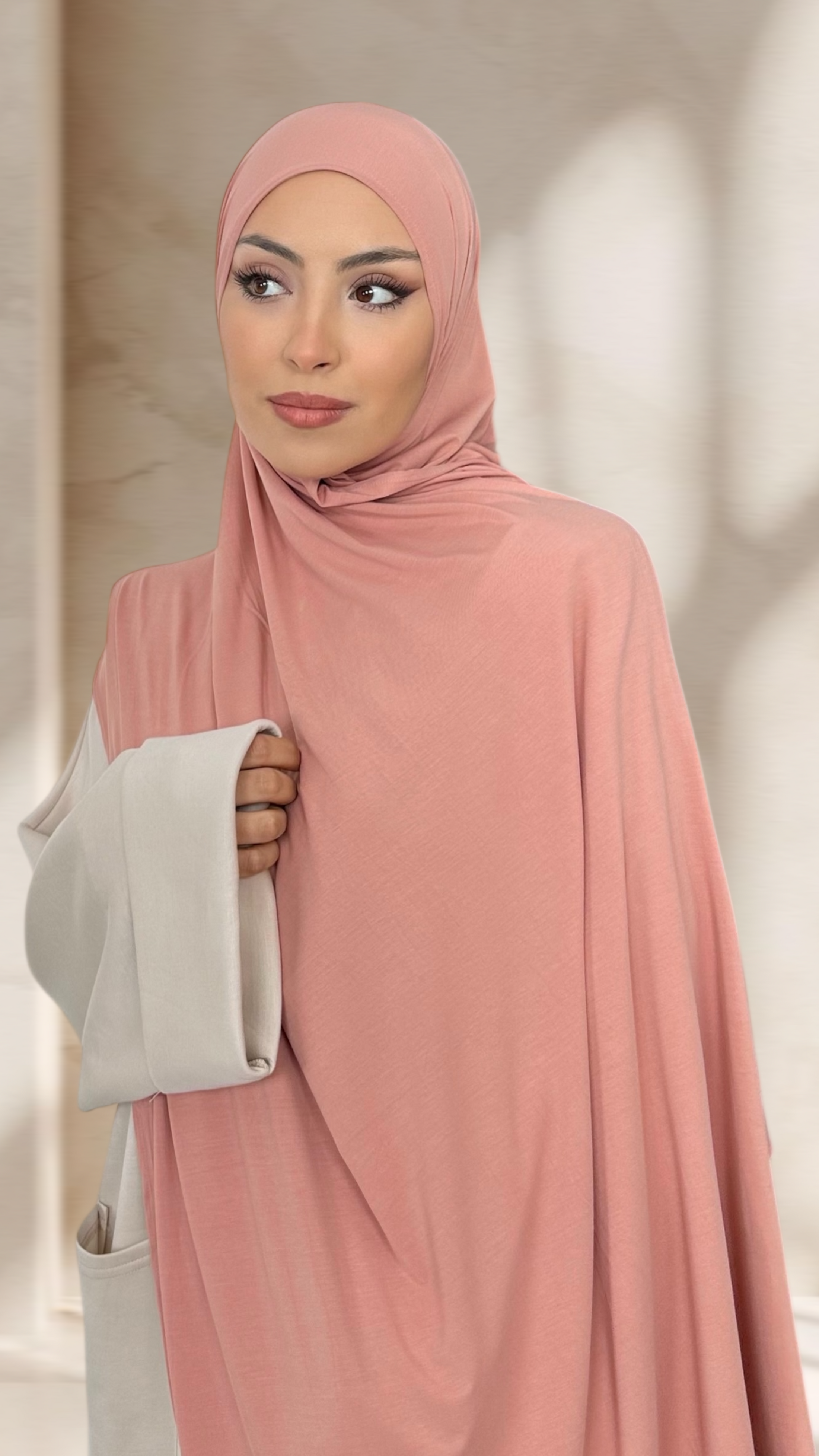 Bamboo Hijab Rosa