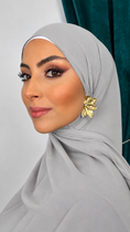 Carica l'immagine nel visualizzatore della galleria, Premium Slim Hijab Silver Scuro
