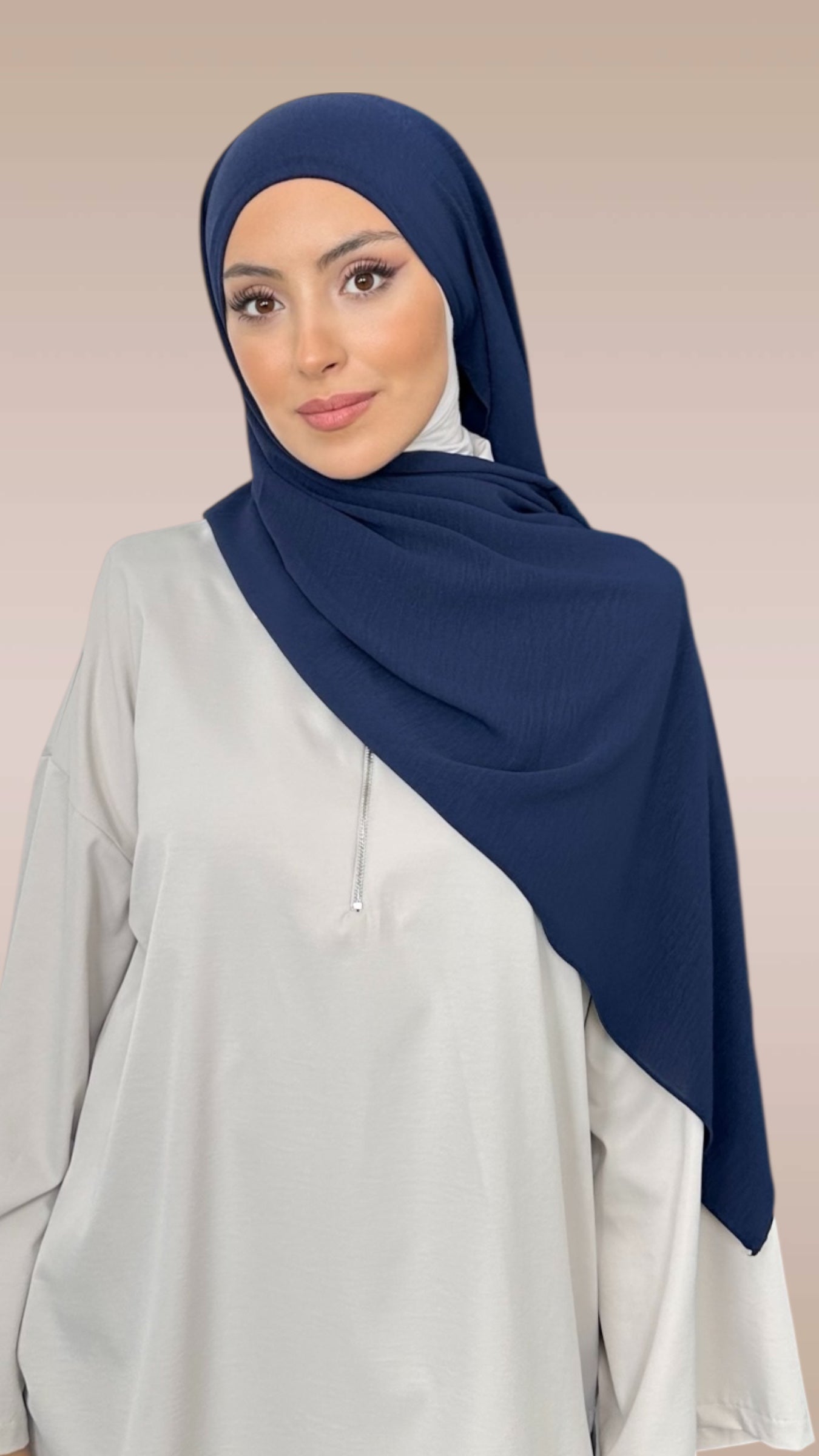 HIJAB PRONTO DA METTERE CRINCKLE CREPE