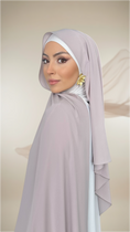 Carica l'immagine nel visualizzatore della galleria, Premium Slim Hijab Lavanda Pastello
