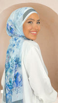 Cargar la imagen en la vista de la galería, Blossom Hijab, Hijab con fantasia, hijab floreale, colorato, Hijab paradise
