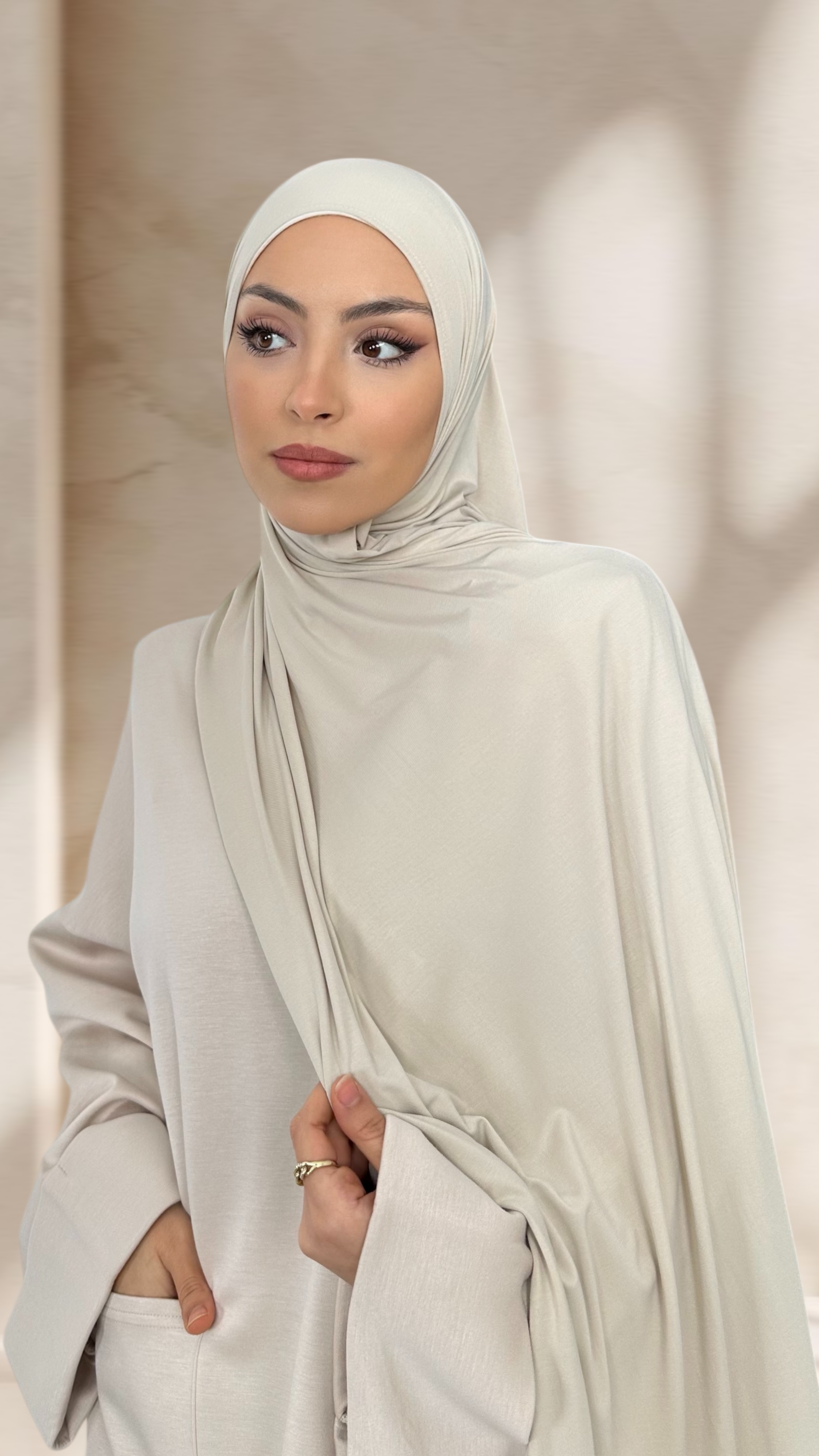 Bamboo Hijab Beige