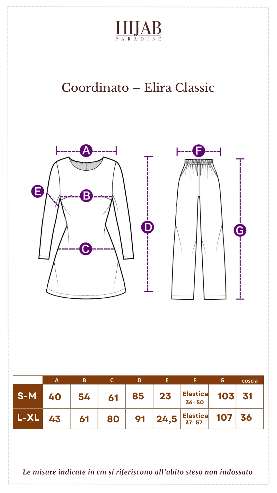 Coordinato – Elira Classic Black - Hijab Paradise 