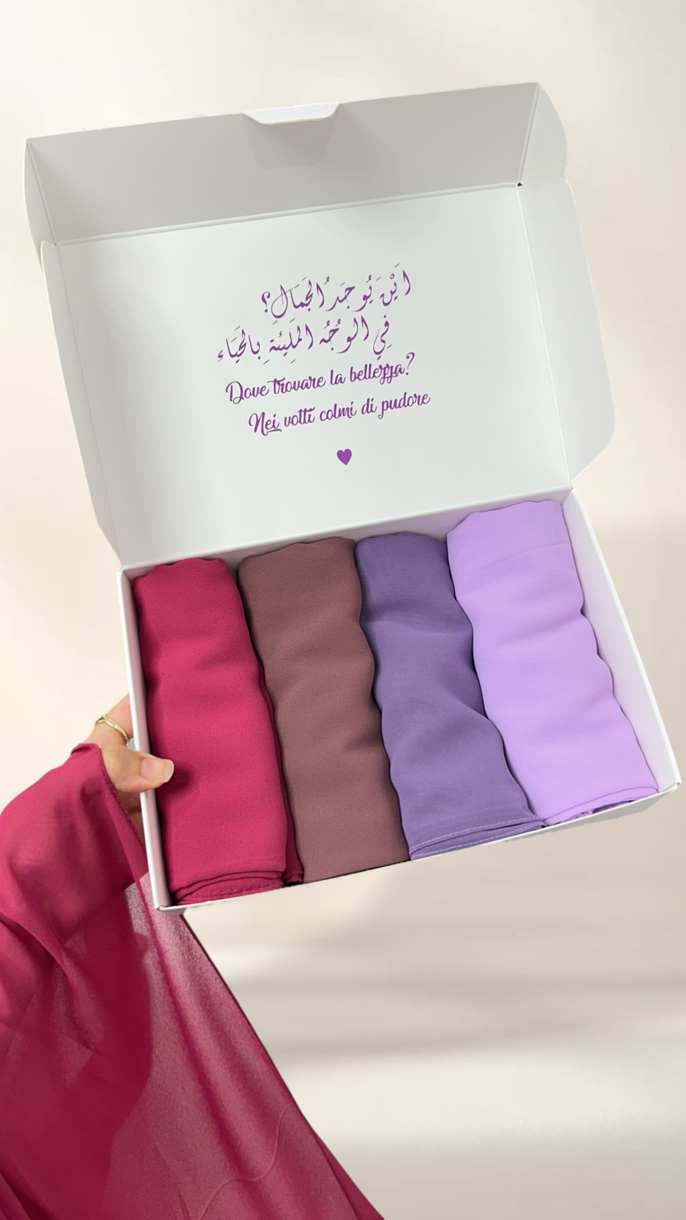 Chiffon crepe box
