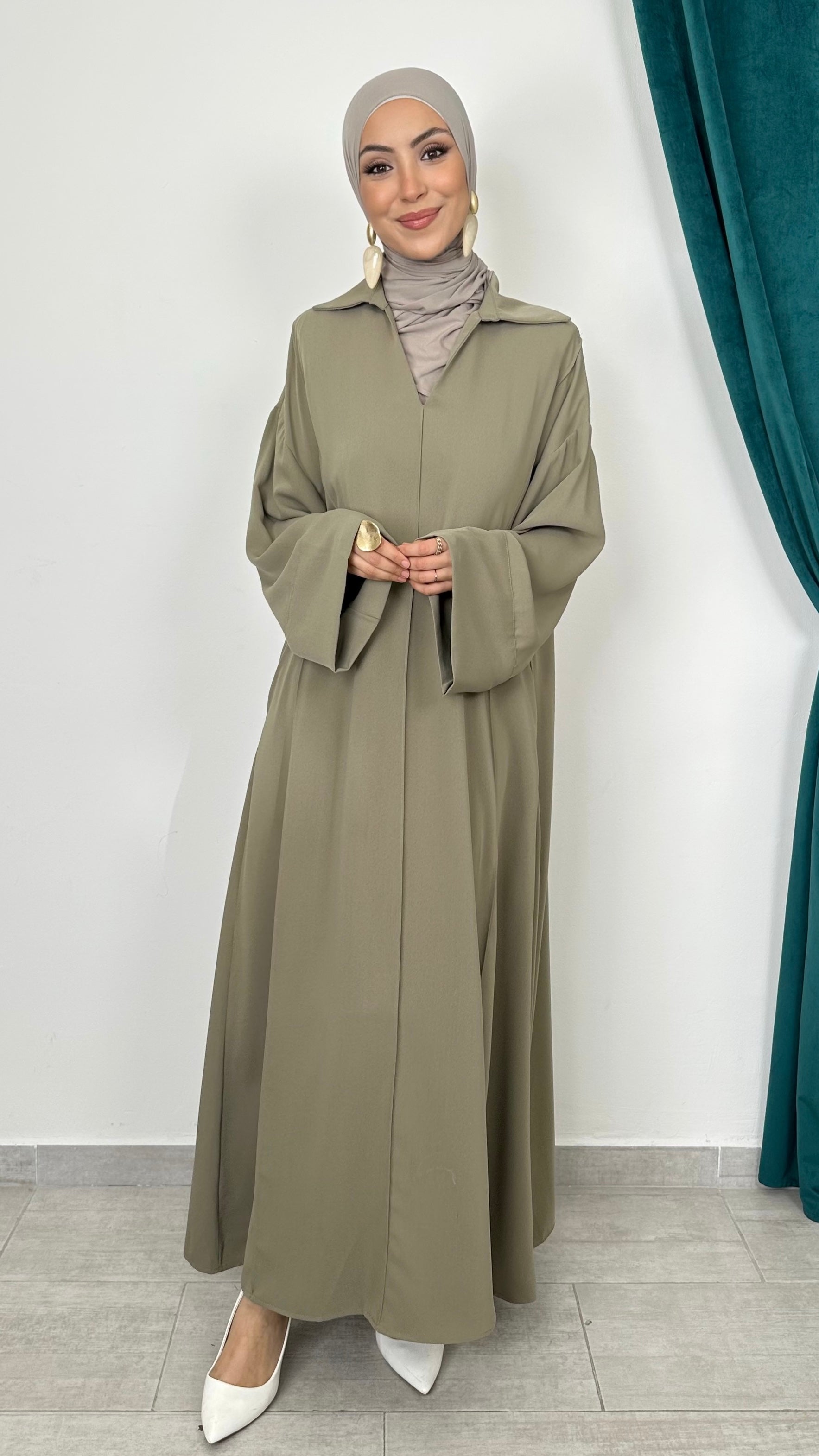 Abito Aura Flow Verdone - Hijab Paradise 