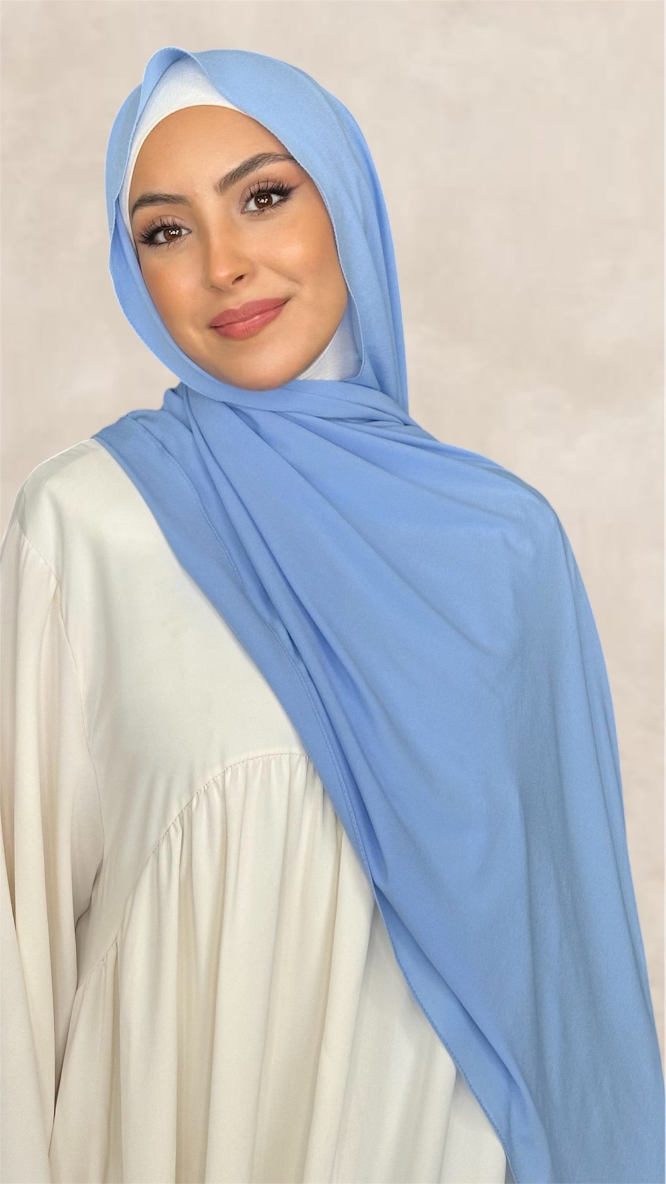 Slim Hijab Azzurro