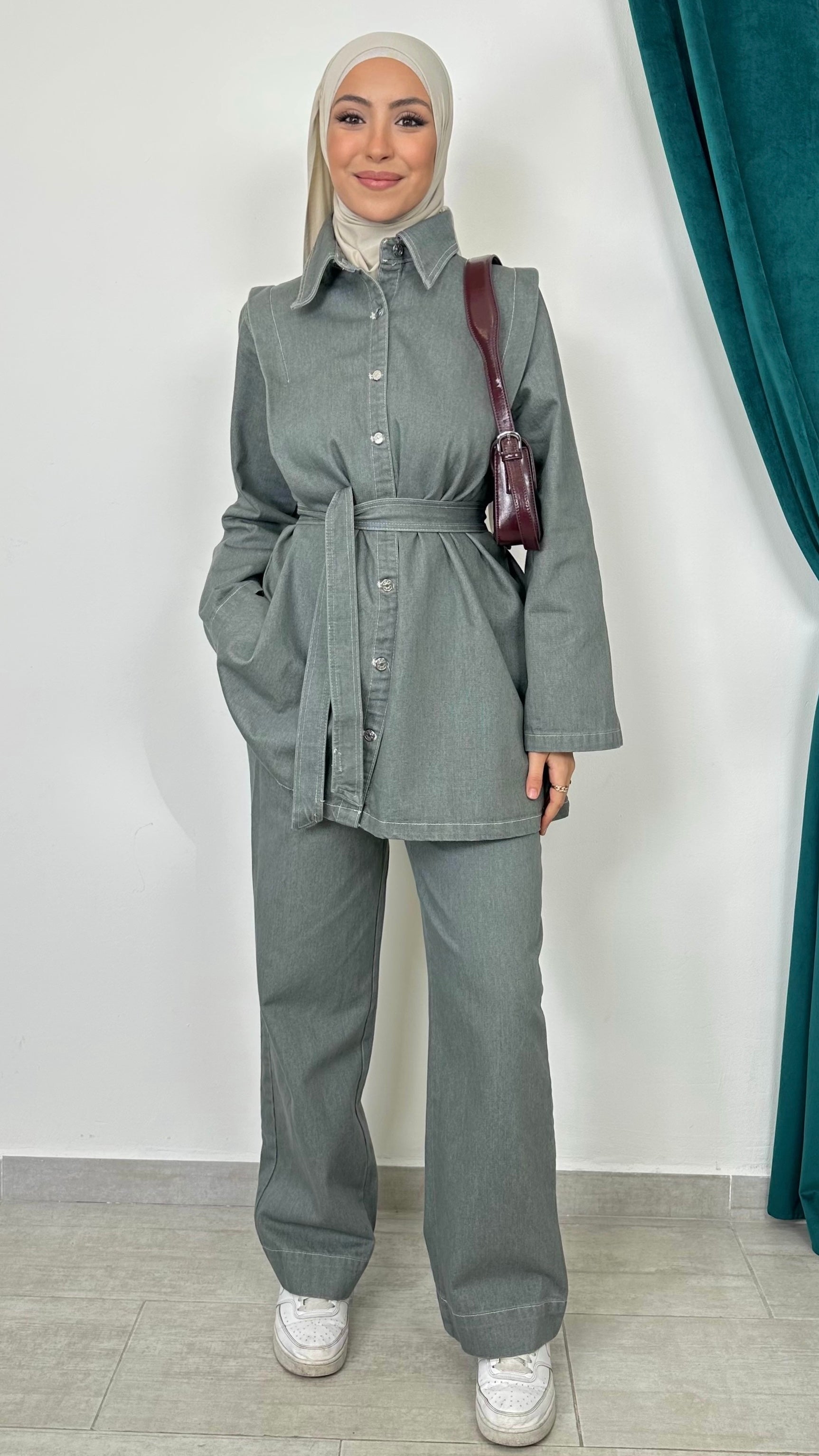 Completo Modest Denim - Hijab Paradise 