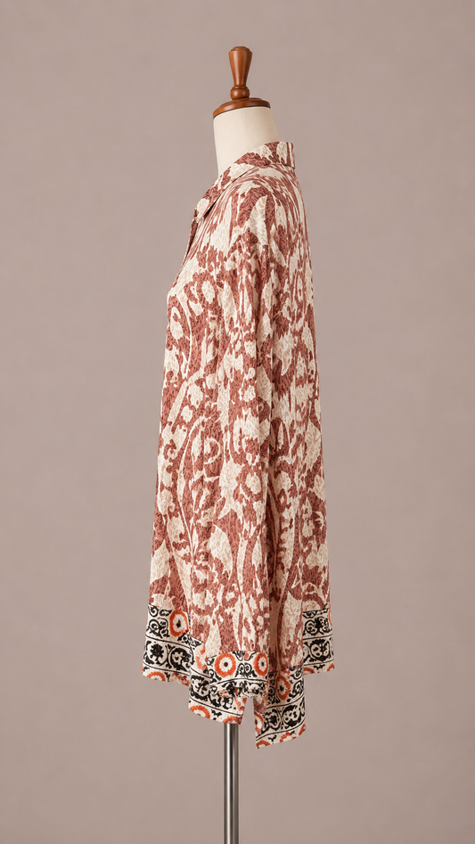 Camicia Valesca Rosa Antico