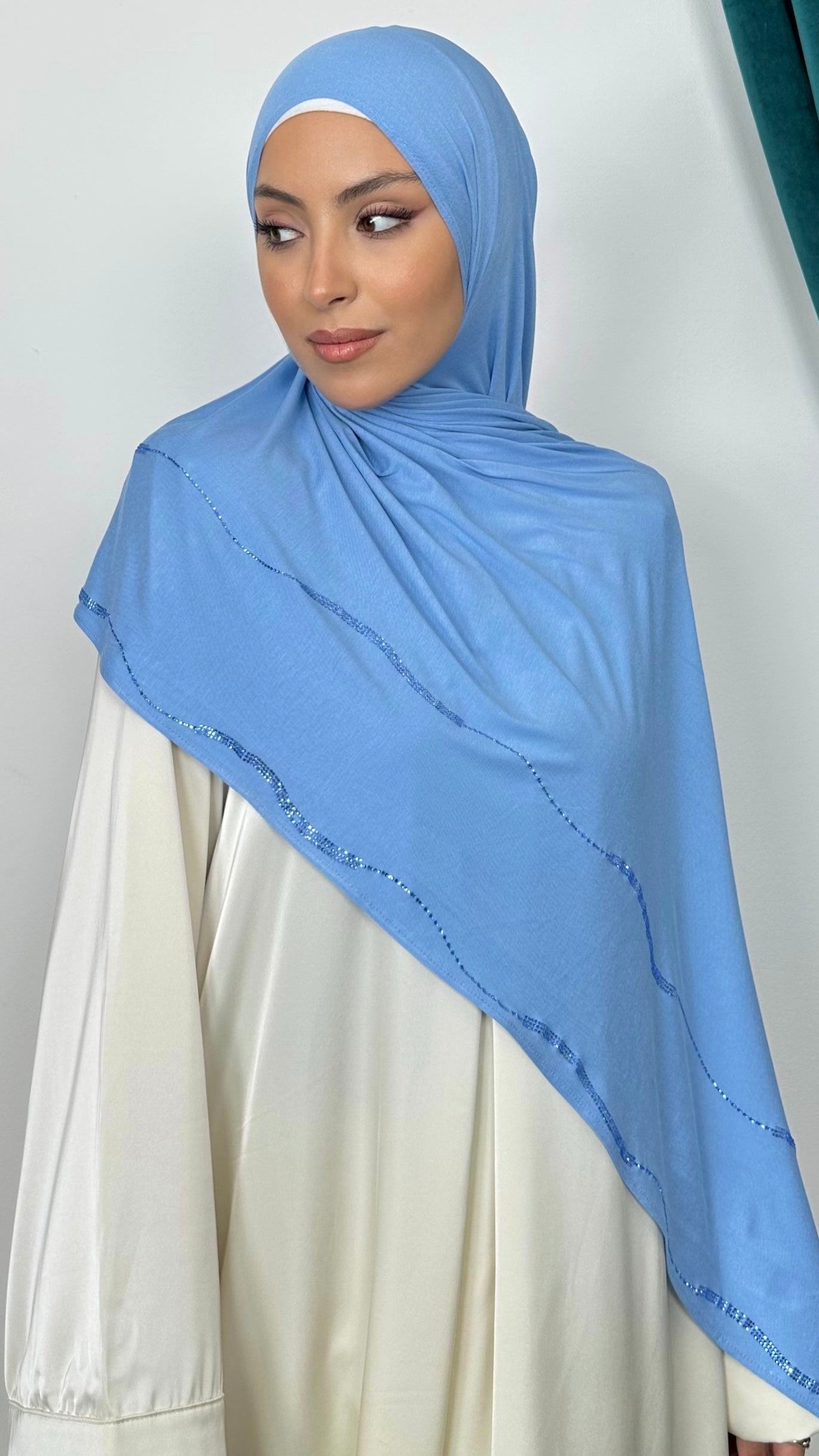Hijab Jersey Onde di Luce