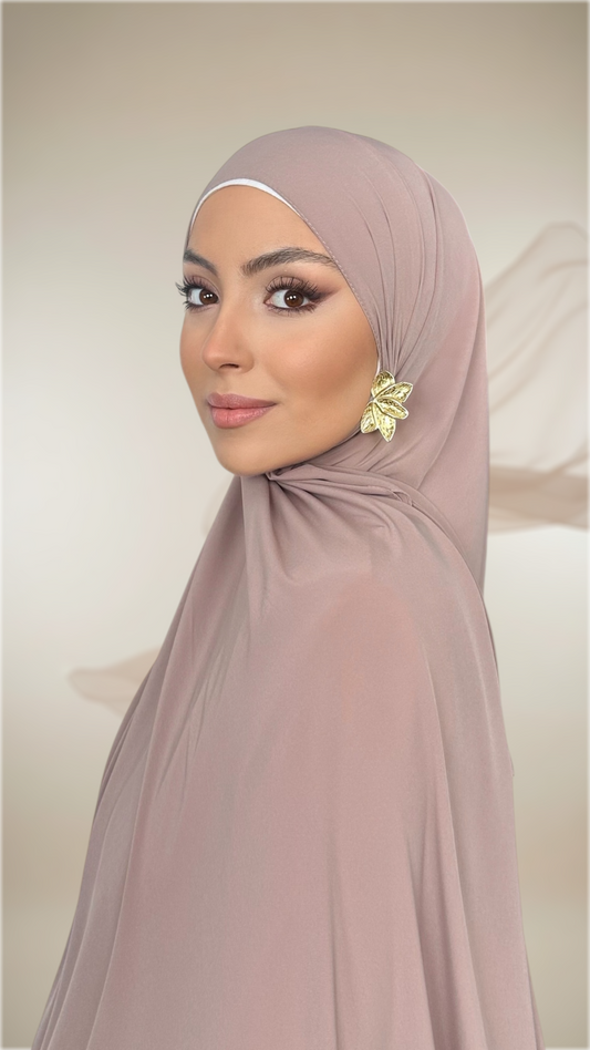 Premium Slim Hijab Rosa Antico Chiaro