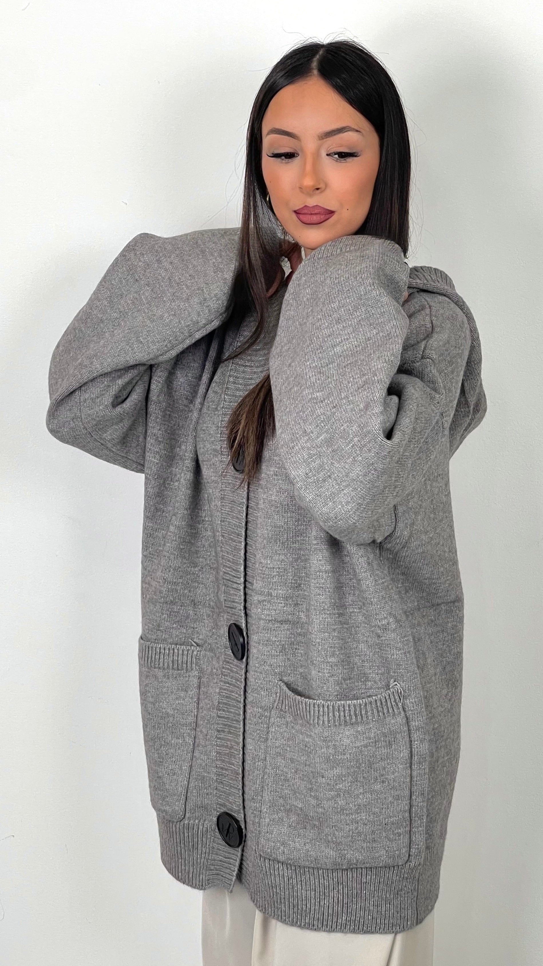 Cardigan “Cozy Hood Knit”