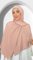 Carica l'immagine nel visualizzatore della galleria, Hug hijab - Hijab Paradise - mantello con hijab - hijab del jilbab  - hijab - foulard  - copricapo - Rosa 
