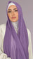 Hijab Chiffon Viola Pastello