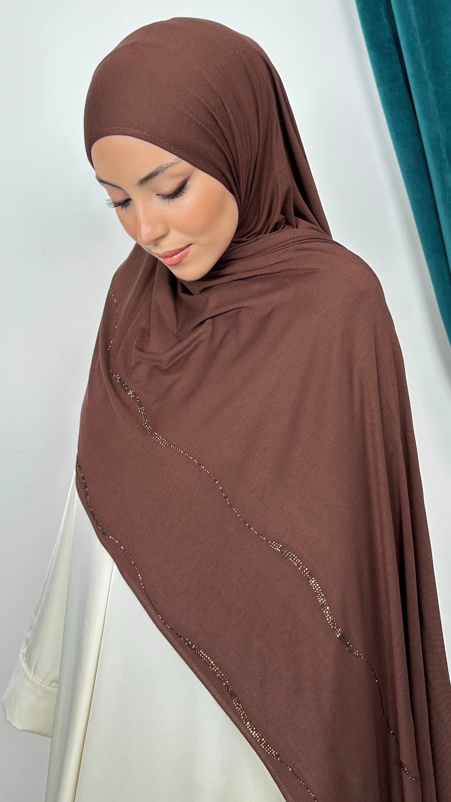 Hijab Jersey Onde di Luce