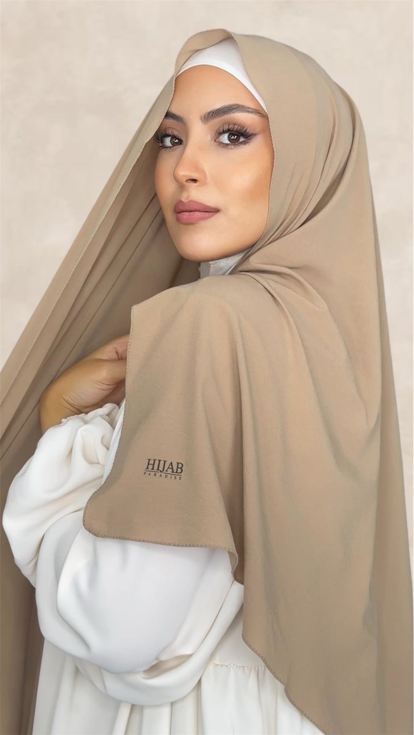 Slim Hijab Tortora