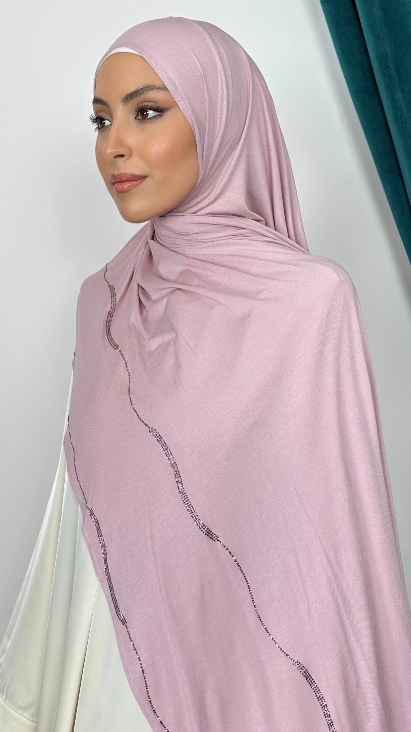 Hijab Jersey Onde di Luce