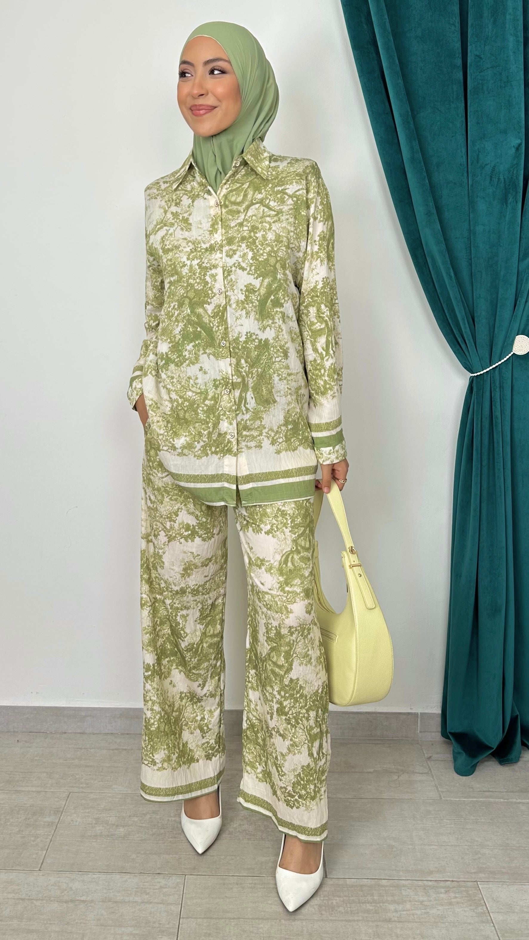Vivelle set verde - Hijab Paradise 