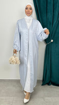 Carica l'immagine nel visualizzatore della galleria, Abaya Velvet Celeste - Hijab Paradise 
