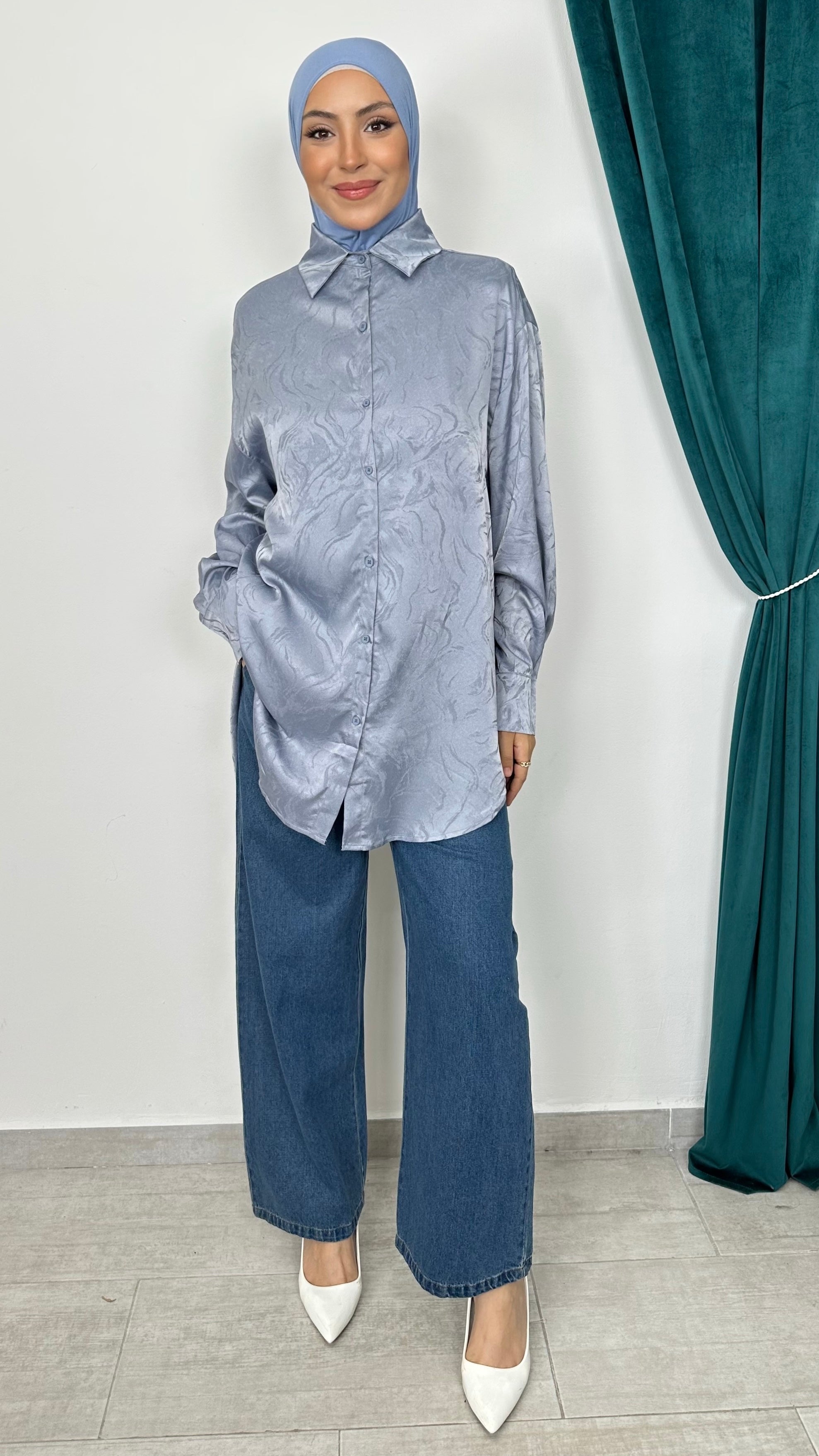Camicia Eclipse argento