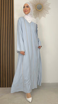 Load image into Gallery viewer, Abaya Golden Sewn
