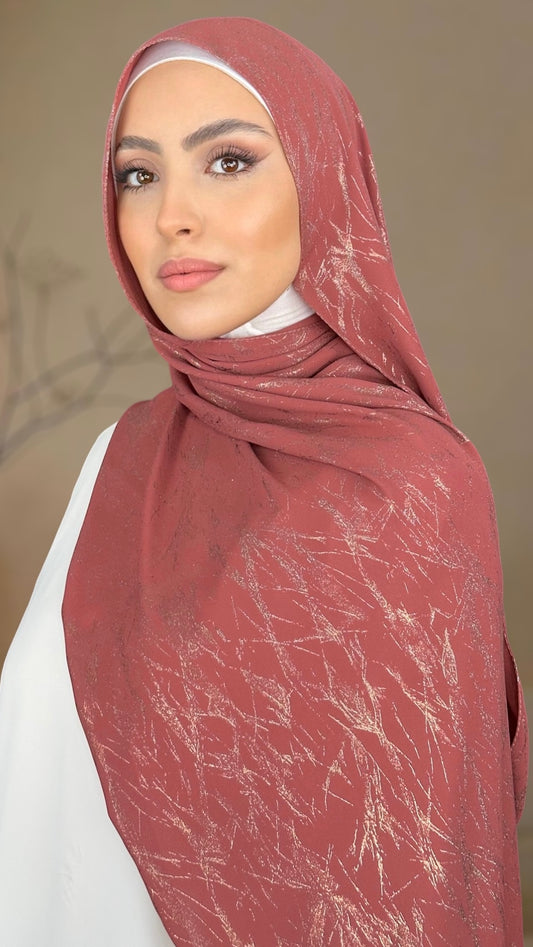 Splinter Hijab Mulberry