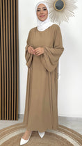 Carica l'immagine nel visualizzatore della galleria, Vestito Abaya Sabbia
