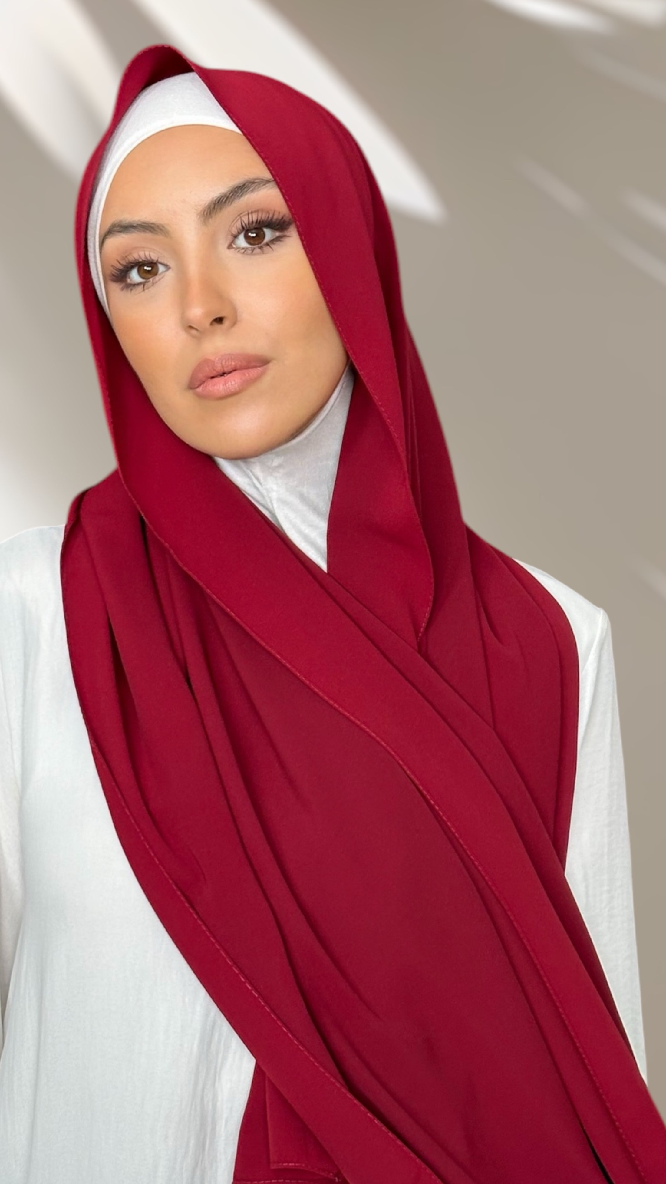 Hijab PREMIUM CHIFFON Bordeaux