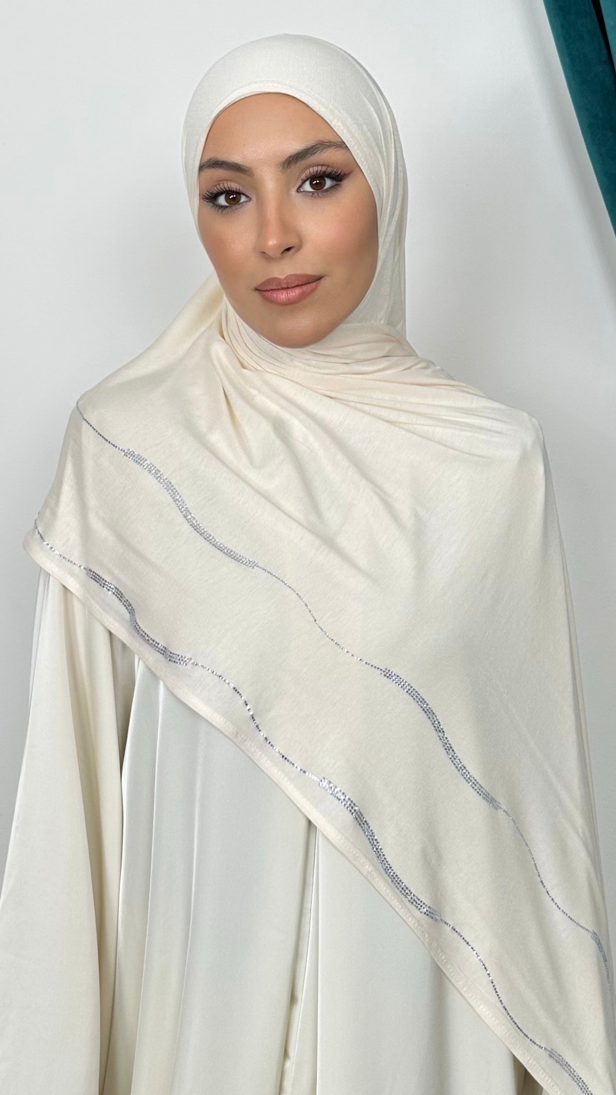 Hijab Jersey Onde di Luce