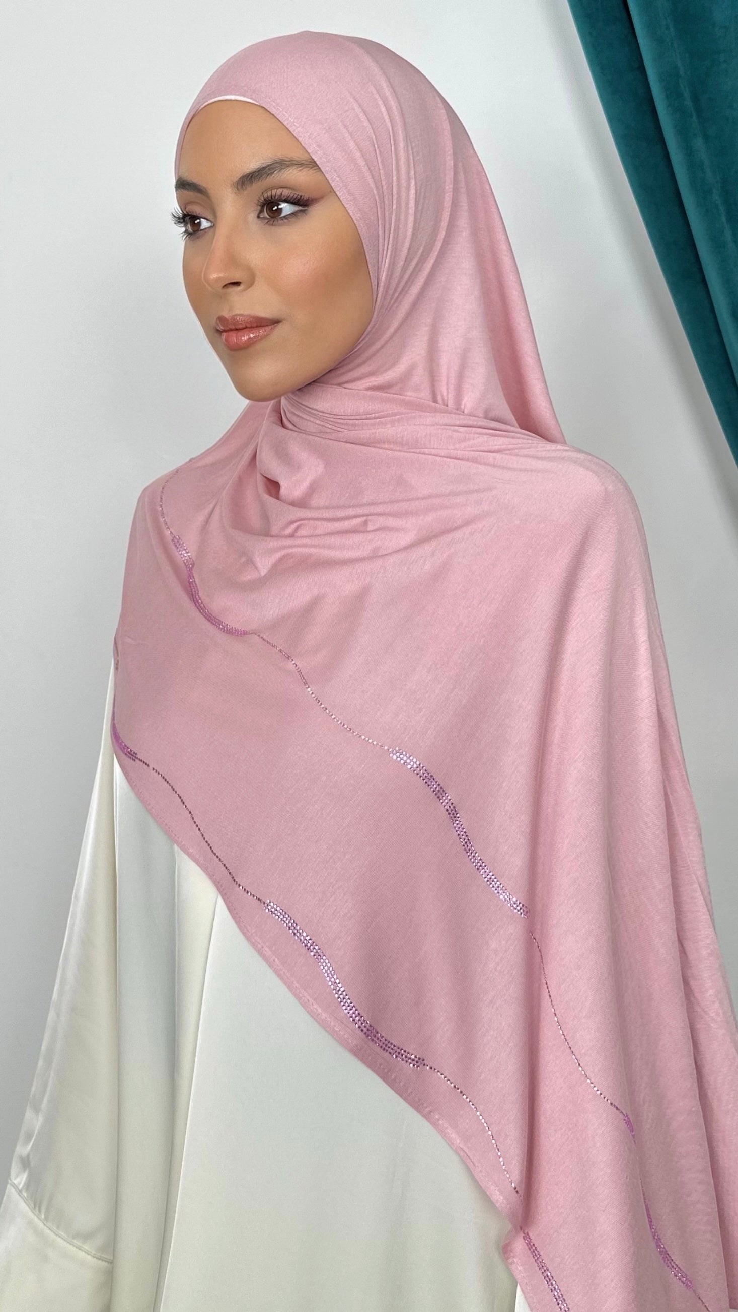 Hijab Jersey Onde di Luce
