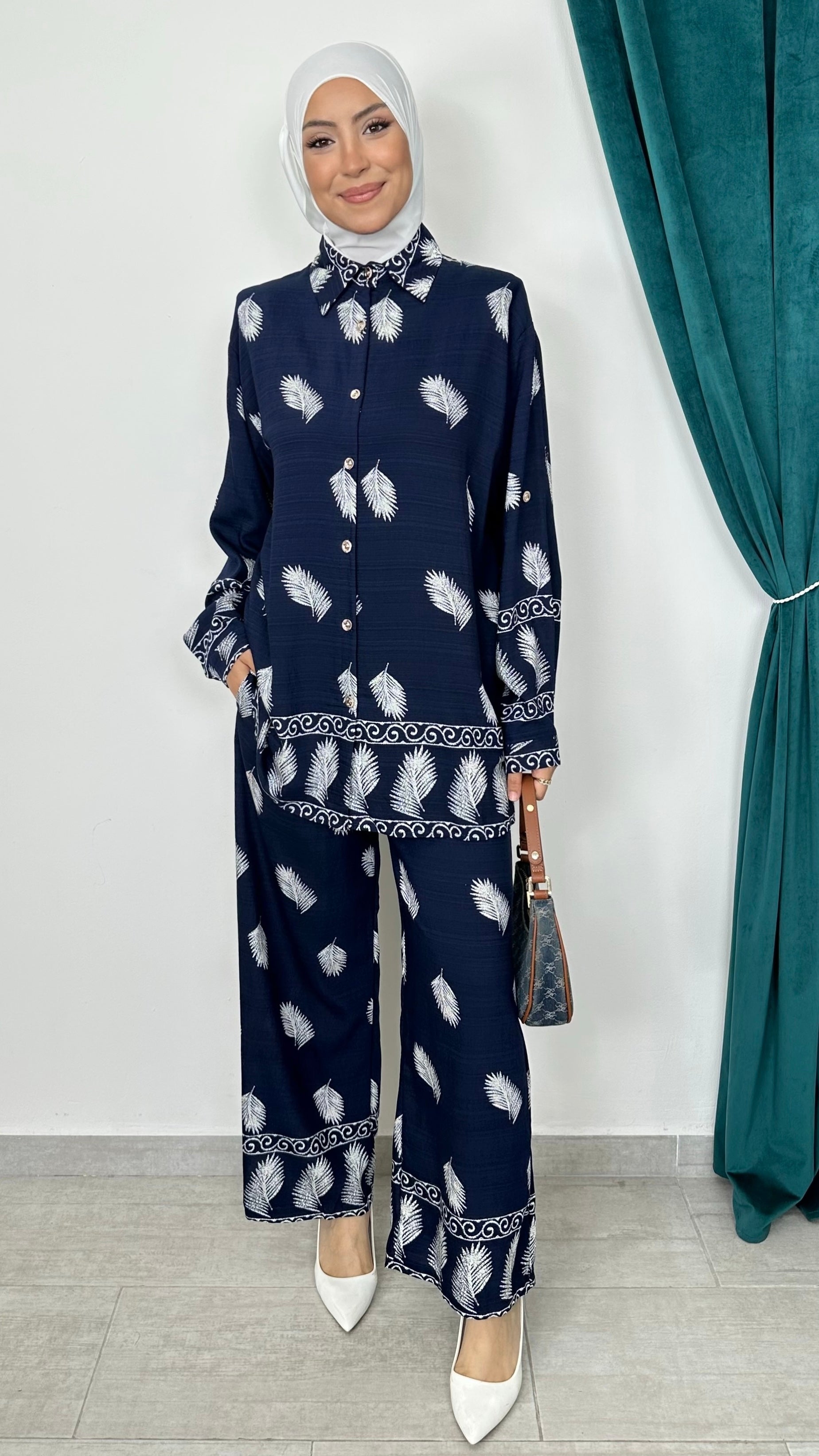 Coastal Palm Set Blu Notte